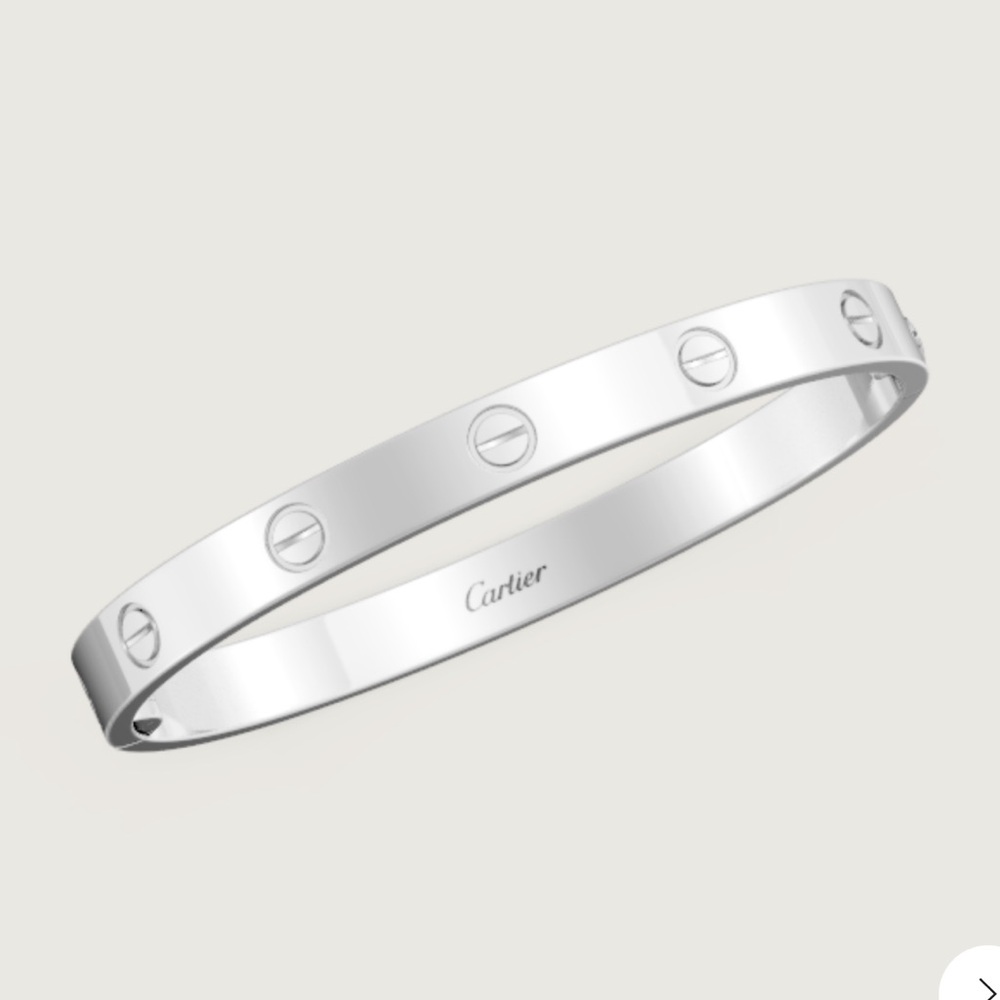 Love BRACELET,SINGLE-SCREW
CLOSURE, CLASSIC MODEL sz 20